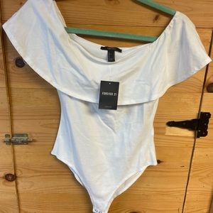 Off the shoulder bodysuit; new with tags